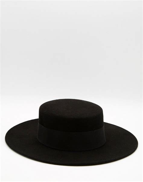 Catarzi Flat Top Wide Brim Hat at asos.com | Brim hat, Hats for men, Wide-brim hat