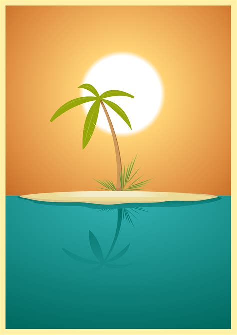 Paradise Island 261275 Vector Art at Vecteezy