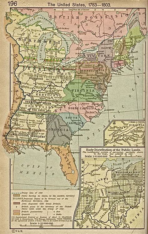 Historical Map Of The United States - Lynda Ronalda