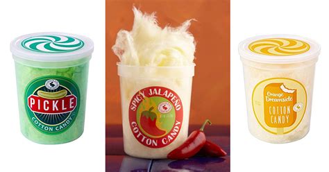 You Can Now Get Unique Cotton Candy Flavors, Including Jalapeño, Pickle ...