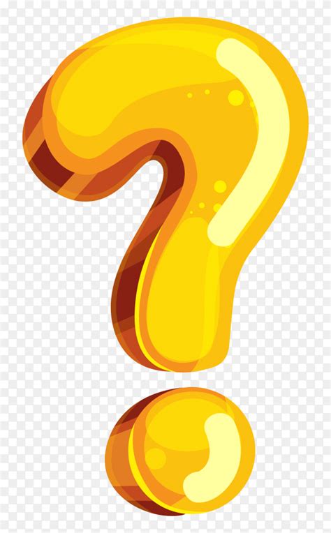 Yellow color shaped Question Mark on transparent background PNG - Similar PNG