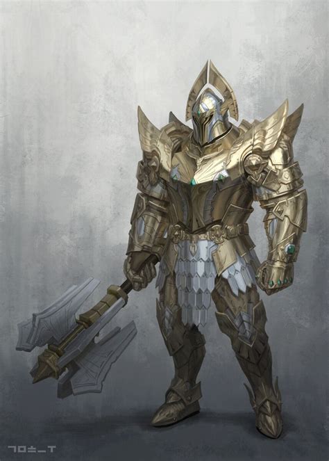 Gold armor, Hyungwoo Kim on ArtStation at https://www.artstation.com ...