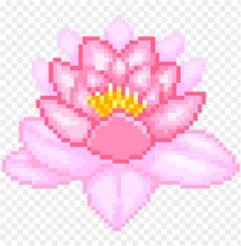 Pixel Art Flower Background