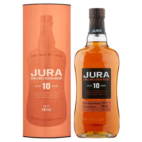 Jura Aged 10 Years Single Malt Scotch Whisky 70cl