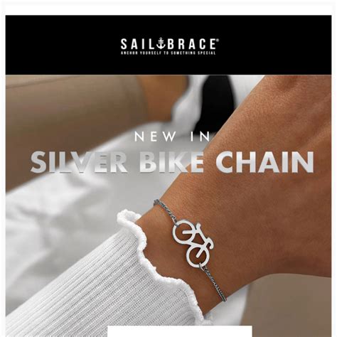 NEW in! Silver Bike chain bracelet...😍 - Sailbrace