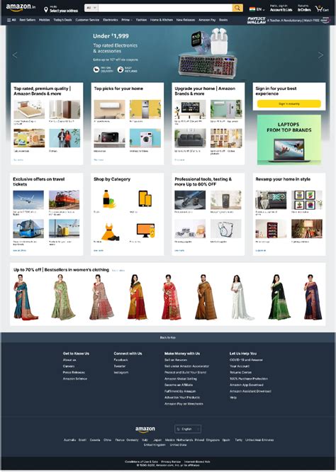 Amazon Website Design | Figma