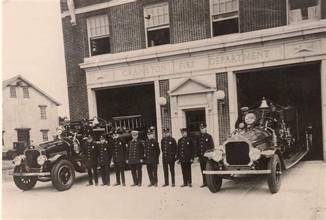 Cranston Fire Department opened Station # 3 opposite Cranston Print Works on Feb. 16, 1927 ...