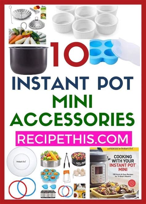 Best Instant Pot Duo Mini 3 Quart Accessories | Instant pot recipes, Recipes, Best instant pot ...