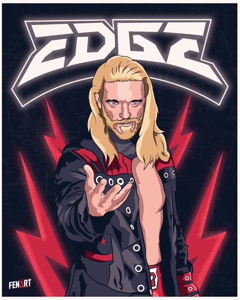 WWE Edge Fan Art | Ilustración vectorial, Luchadora, Fan