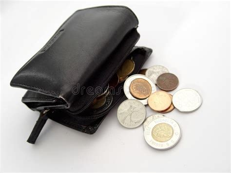 Wallet with Coins stock photo. Image of office, leather - 10244