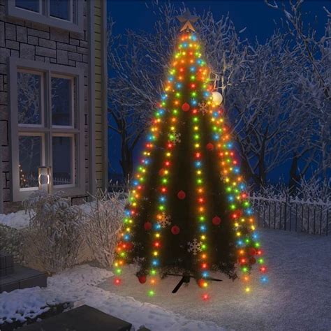 Christmas Tree Net Lights with 300 LEDs Colourful 300 cm