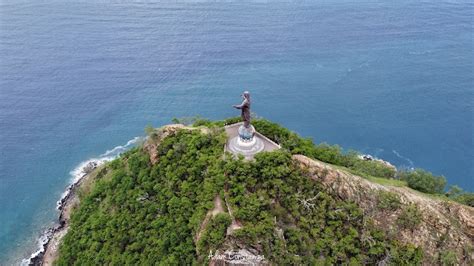 Cristo Rei From Above in Dili, Timor Leste - Adam Constanza