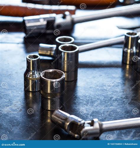 Tools for Mechanical Workshop Stock Photo - Image of spanner, break: 165726804