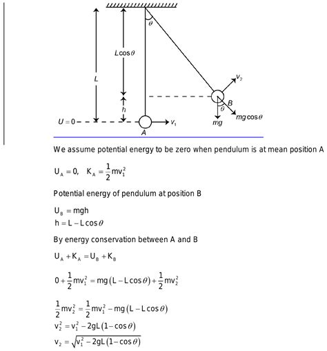 Explain conservation of energy in a simple pendulum.