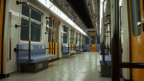 Metro Train Interior in Architectural Visualization - UE Marketplace