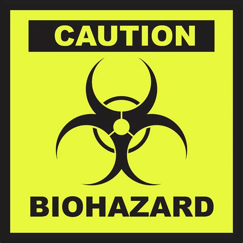 Biohazard Printable Sign - Printable Word Searches