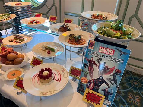 Marvel Day at Sea — Discover All the Food and Snacks Onboard | Marvel