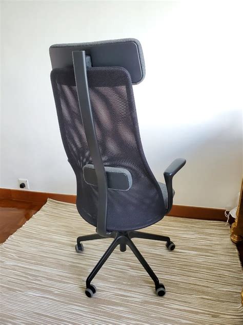 Ikea Jarvfjallet office chair with arm, 傢俬＆家居, 傢俬 - Carousell