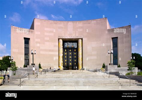 Brooklyn Public Library Central Library Brooklyn New York Stock Photo ...