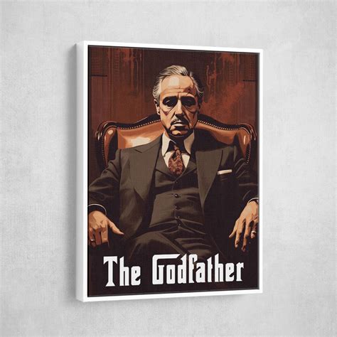 The Godfather 4 Poster Style Wall Art