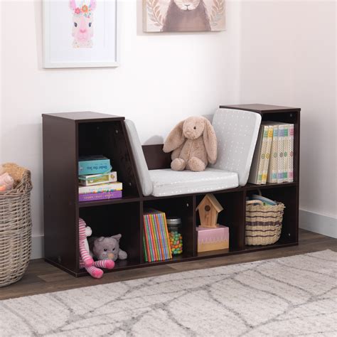 Kidkraft 23.5'' H X 40.13'' W Chip Resistant Kids Bookcase Reading Nook ...