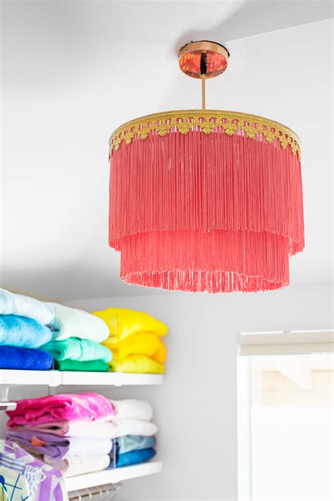 How To Make a Fringe Chandelier - Studio DIY