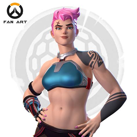 ArtStation - Zarya Overwatch - Fan Art