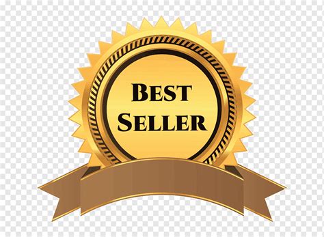 Best seller award logo, Ribbon Award Gold medal, best seller, text, label, medal png | PNGWing