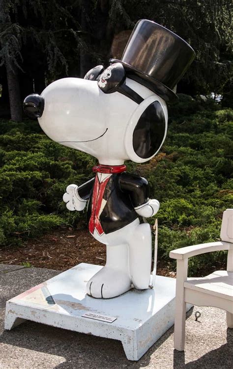 Snoopy Sculptures in Santa Rosa, California