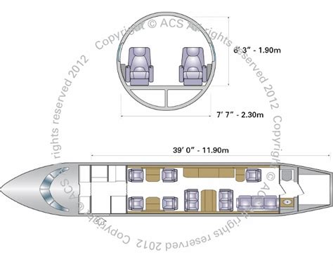 Dassault Falcon 900Lx Interior - Dolly Peck