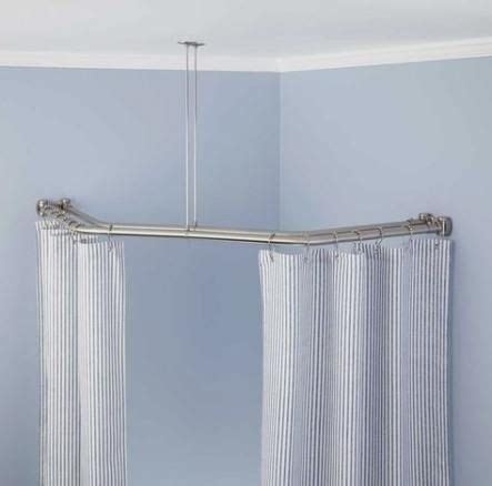 70+ ideas for shower remodel diy curtain rods | Shower curtain rods, Double shower curtain ...