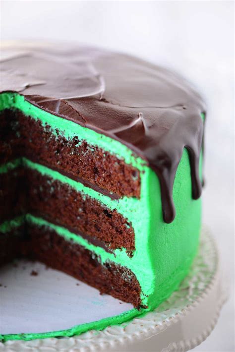 Chocolate Mint Cake - The Gunny Sack