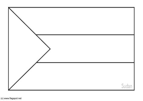 Sudan Flag Coloring Pages - Learny Kids