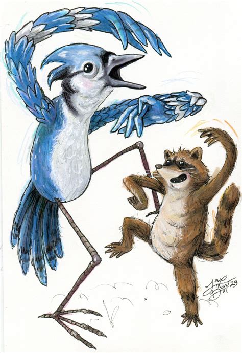 Mordecai and Rigby by me! : r/fanart