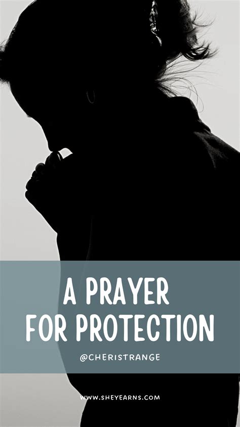 A Prayer for Protection - Cheri Strange, She Yearns, Christian Speaker ...