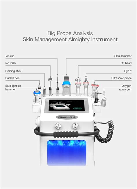 10 In 1 Professional Facial Bioelements Skin Care Machine With Hydrogen Oxygen, Hydroelectricity ...