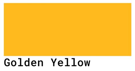 Golden Yellow Color Codes