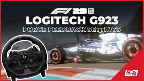 F1 23 Best Logitech G923 Wheel Settings: Xbox, PS5, PC