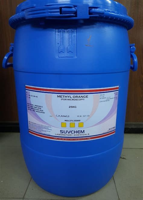 Suvchem - Manufacturer and Exporter of METHYL ORANGE (pH INDICATOR) (C ...