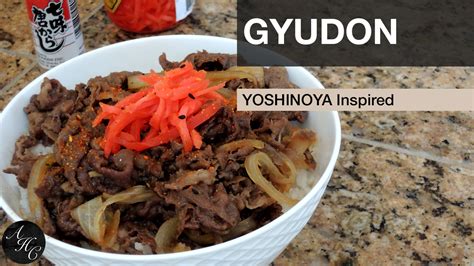 How to Make Yoshinoya inspired Gyudon (Beef Bowl) Recipe - Ann's Home Cuisine