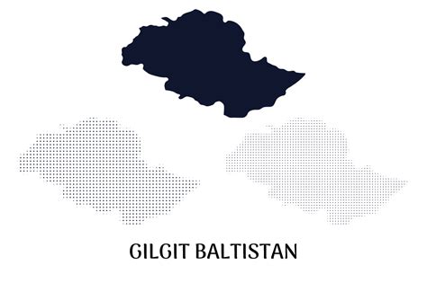 Gilgit Baltistan Map Vector Download | Frebers