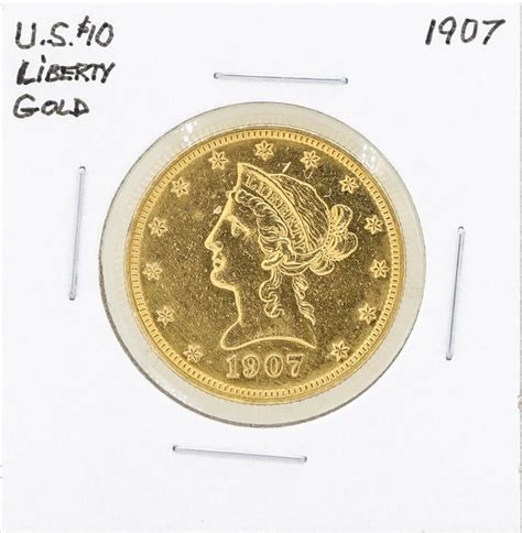 1907 $10 Liberty Head Eagle Gold Coin