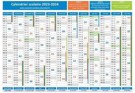 Calendrier Avec Vacances Scolaire 2024 - Gipsy Kaitlin