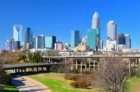 Charlotte-skyline-empty-roads - Q City Metro