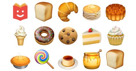 🍞🧁🎂 Baker Emojis Collection 🍞🥐🥞🥮🍦🍩🍪 — Copy & Paste!