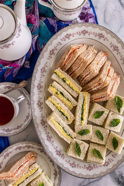 Afternoon Tea Sandwiches (Cucumber, Egg and Cress, Smoked Salmon) | Mission Food Adventure