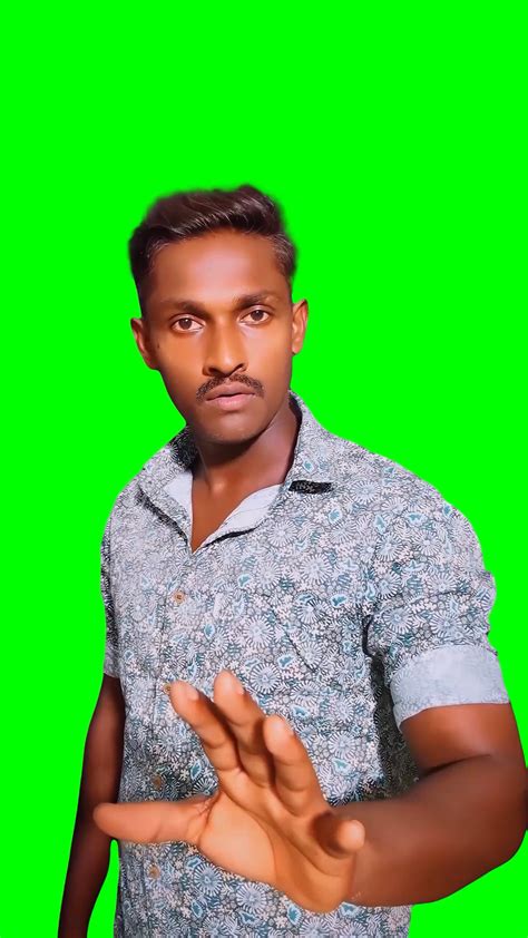 Indian Man saying "NO!" meme - NunnaRamesh (Green Screen) | CreatorSet