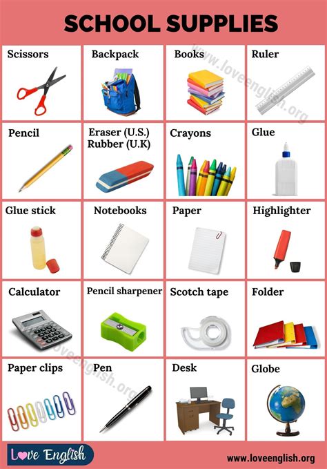 50 Essential School Supplies for Students