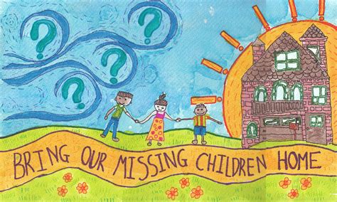 Kiran Makes . . .: National Missing Children's Day Poster Contest