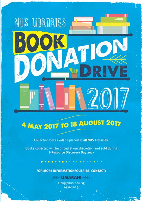 Book Donation Drive 2017 | NUS Libraries Post